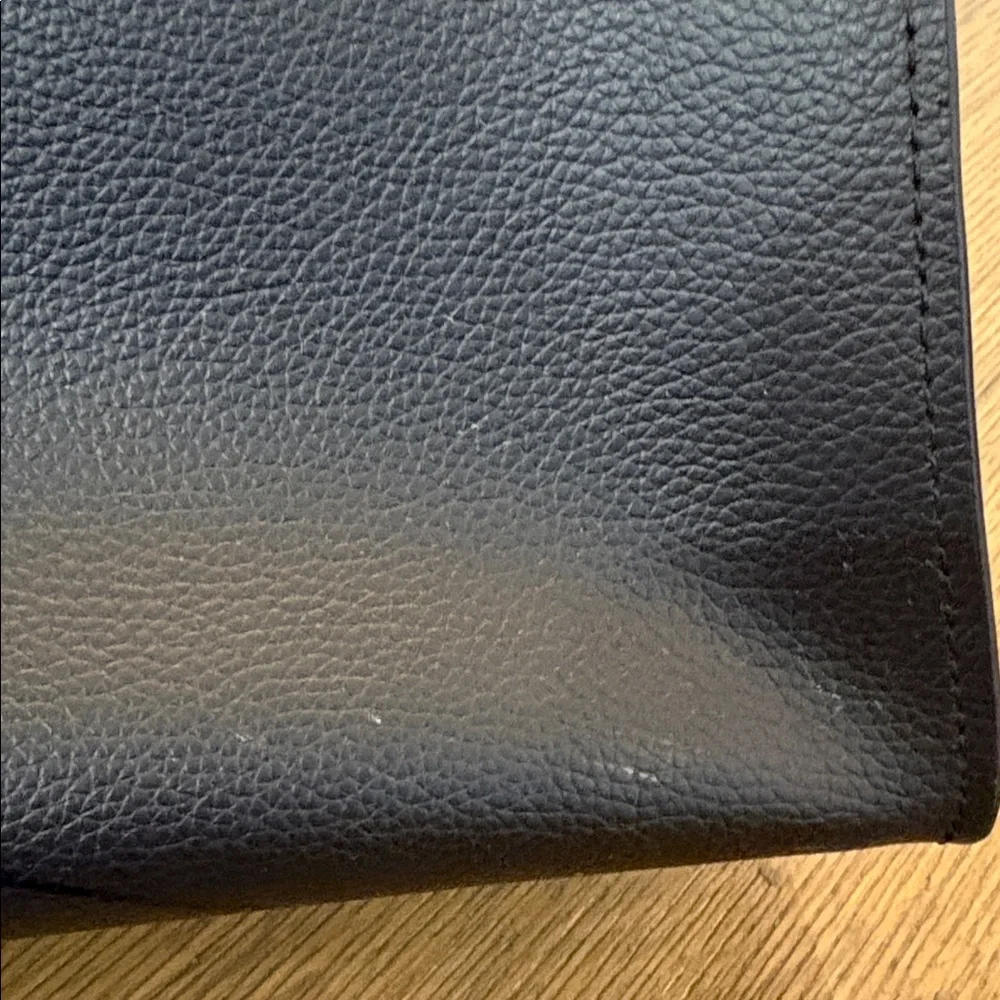 Coach Midnight Black & Red Leather Handbag - Picture 8 of 8